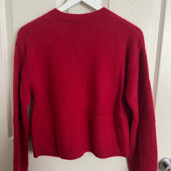 & Other Stories Red Wool Cardigan Size S (US) - Picture 3 of 7
